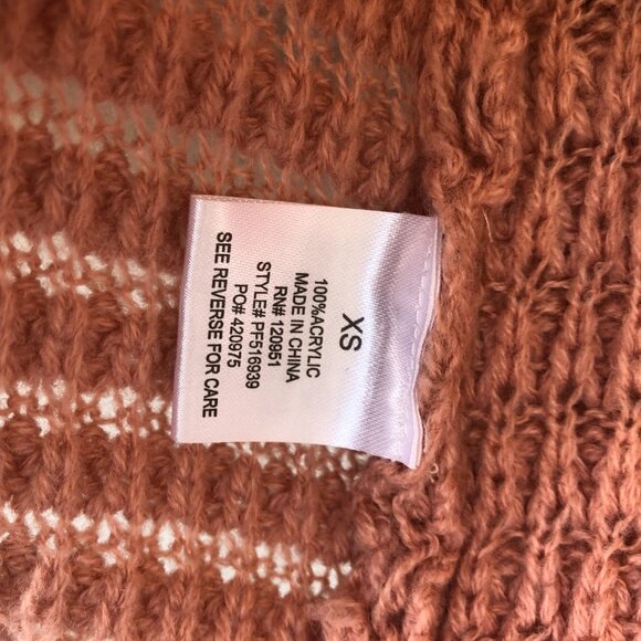 NWOT Pink Rose Knit Cardigan Size XS - Picture 4 of 6